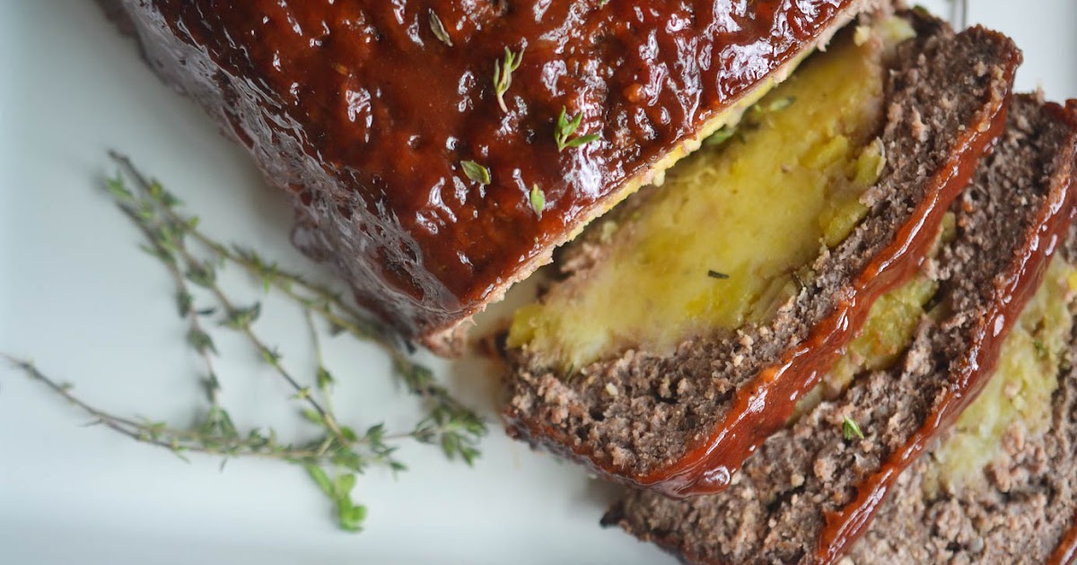 Greedy Girl Mashed potato stuffed meatloaf