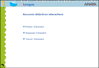 RECURSOS INTERACTIVOS LENGUA