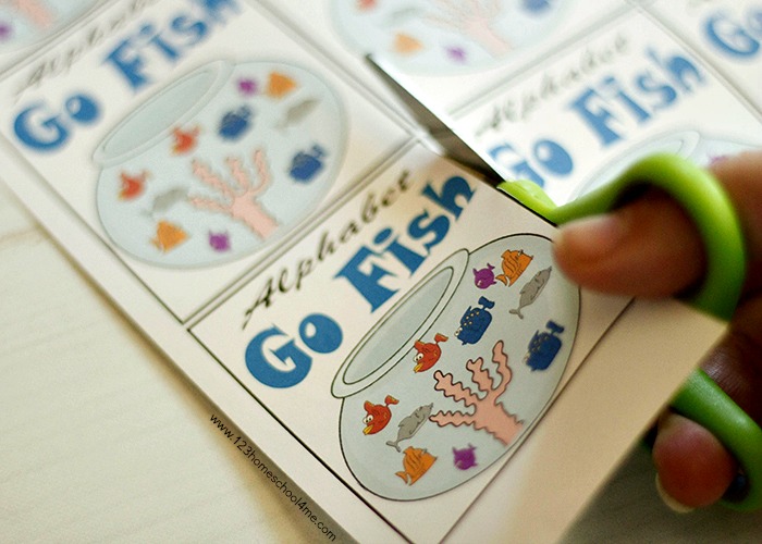 FREE Alphabet Go Fish Game 123 Homeschool 4 Me