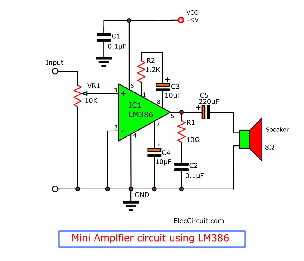 Kumpulan Skema Amplifier Mini Lengkap (Stereo & Mono)