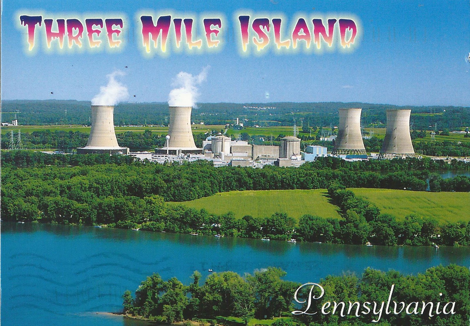 A Journey of Postcards Three Mile Island USA
