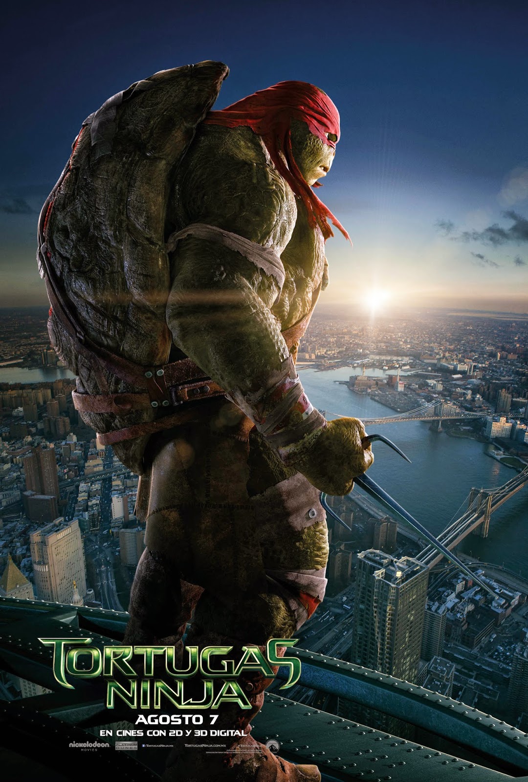 Nuevos pósters y tráiler de la película "Tortugas Ninja" PROYECTOR XD