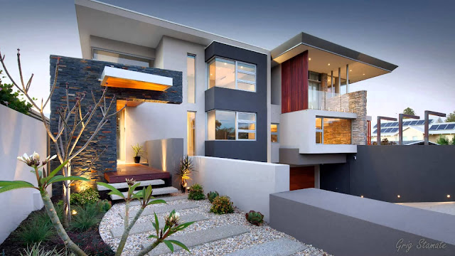 Mendesain Rumah Minimalis Dengan Model Eksterior Modern Terbaru Mendesain Rumah Minimalis Dengan Model Eksterior Modern Terbaru