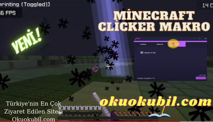 Minecraft Mye Clicker Jitter, Blatant, Right Clicker SonOyuncu 2021
