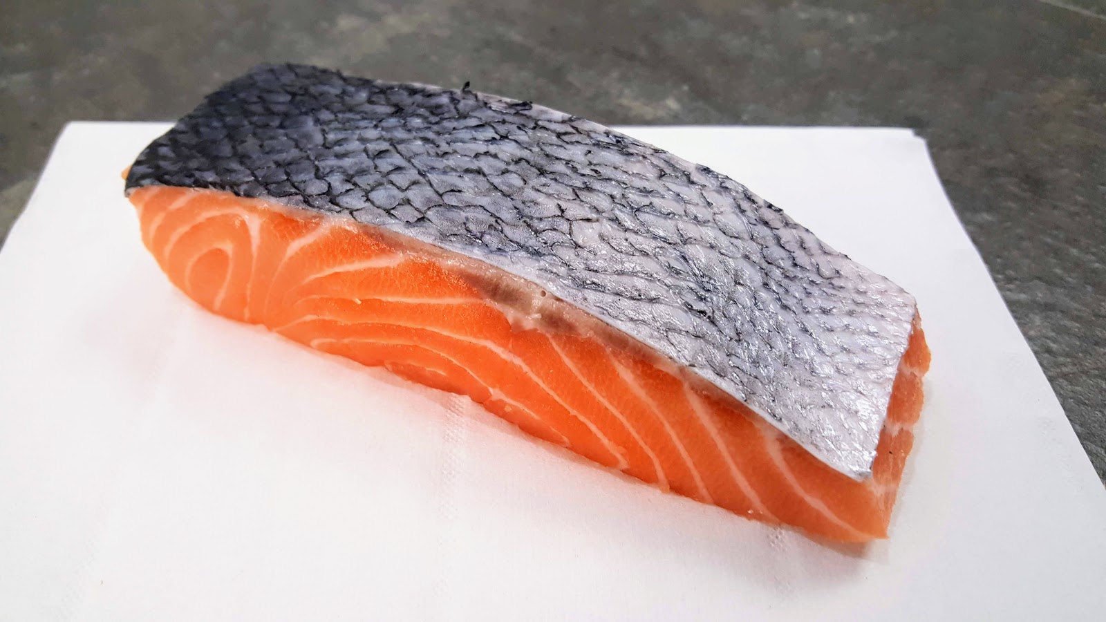 Saumon à l'unilatérale