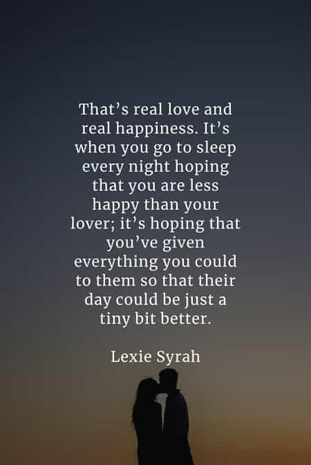 True love quotes and sayings from famous people