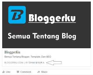 Cara Membuat Authorship Facebook Menjadi Link Aktif Pada Blogger