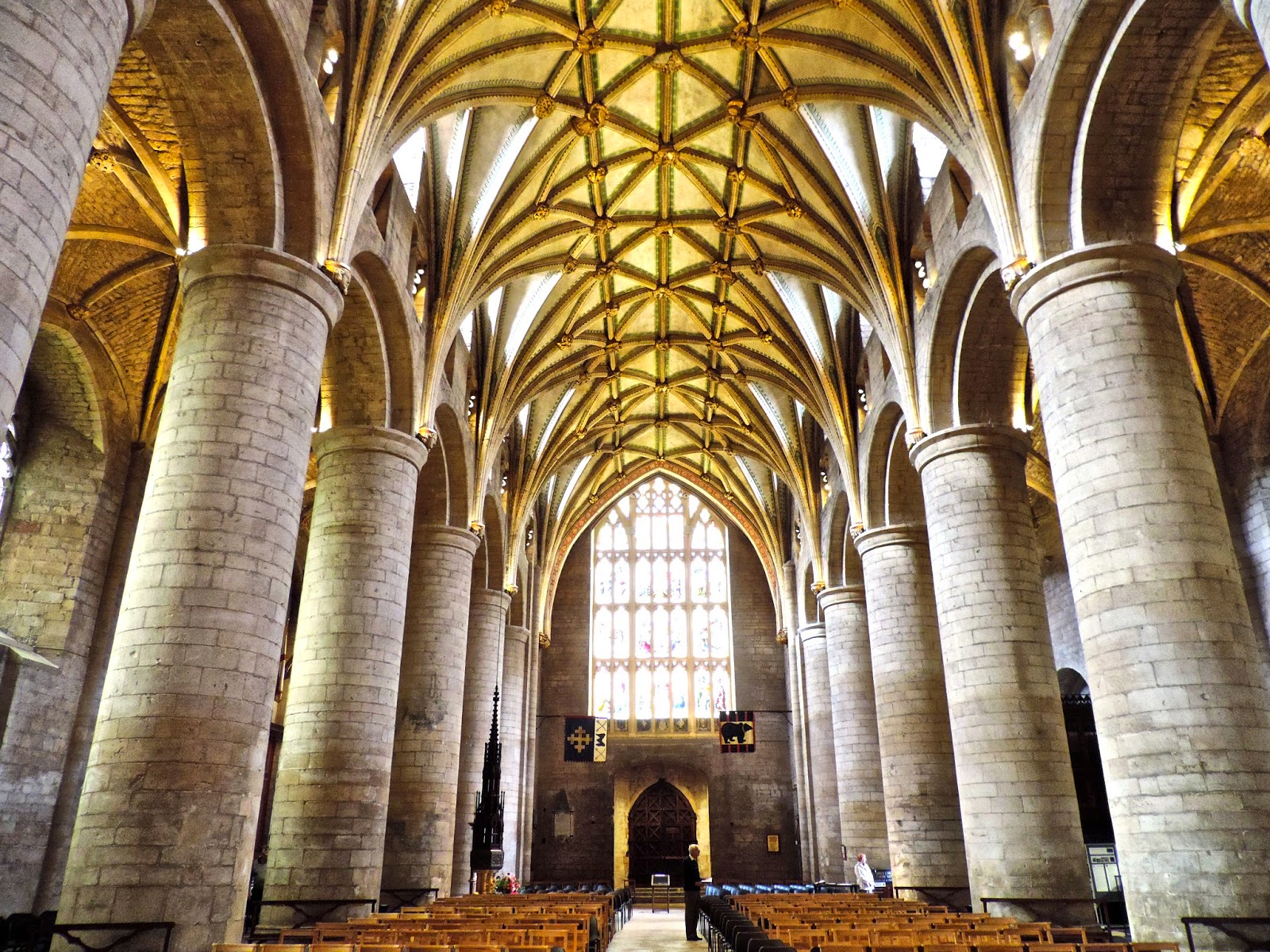 Of Golden Roses Tewkesbury Abbey Gloucestershire, England