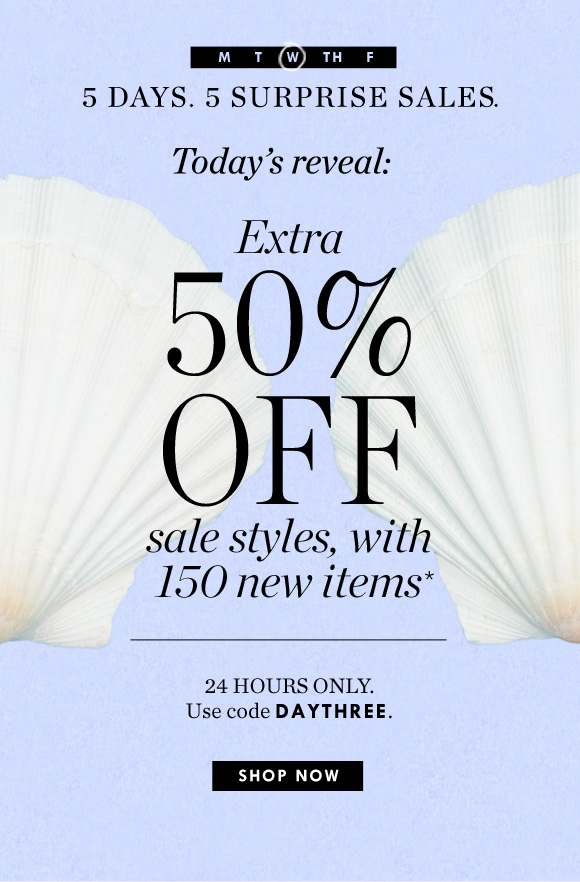 J.Crew Aficionada 5 days, 5 surprise sales Extra 5060 Off Sale Today!