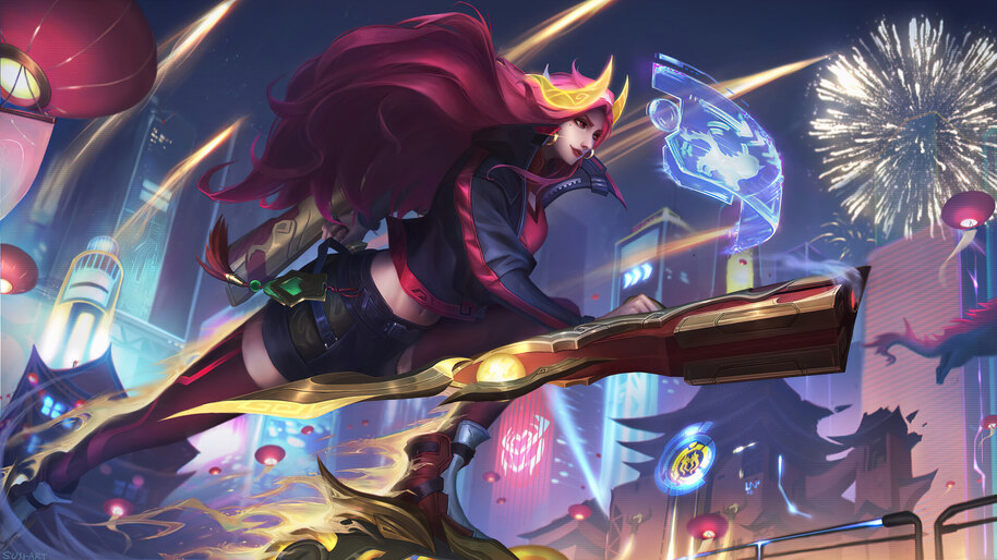 Miss Fortune Lunar Beast LoL 4K #3480a Wallpaper PC Desktop