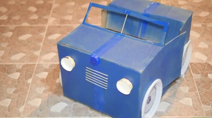 Cách làm xe đồ chơi bằng giấy cực đơn giản 