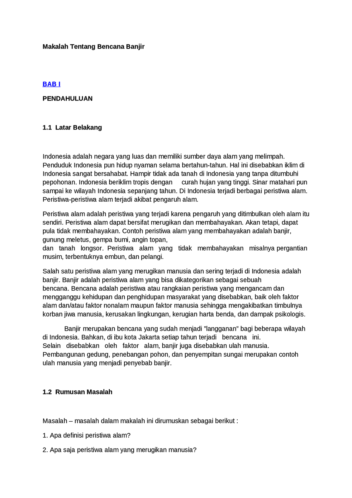 makalah banjir wood scribd indo