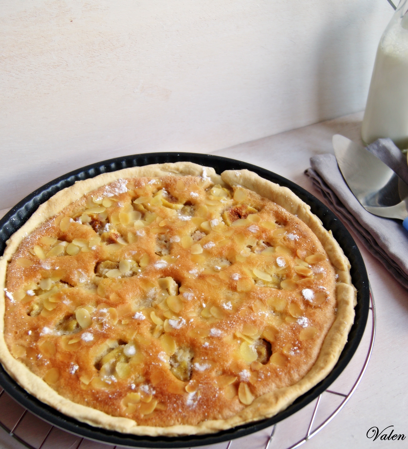 Valentina en la cocina Tarta frangipane con higos (Fig Frangipane Tart)