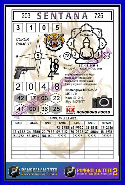 Prediksi Syair Hongkong 16 Juli 2021 Syair Hk Pangkalantoto