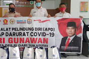 Heri Gunawan Angota DRP RI bagi APD ke Puskesmas dan Rumah Sakit di Sukabumi