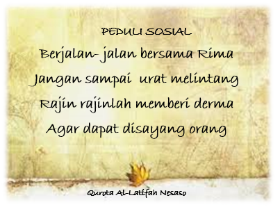 Kumpulan contoh puisi rakyat (pantun ) mata pelajaran bahasa indonesia