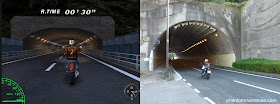Tunnel entrance in the game vs real life.