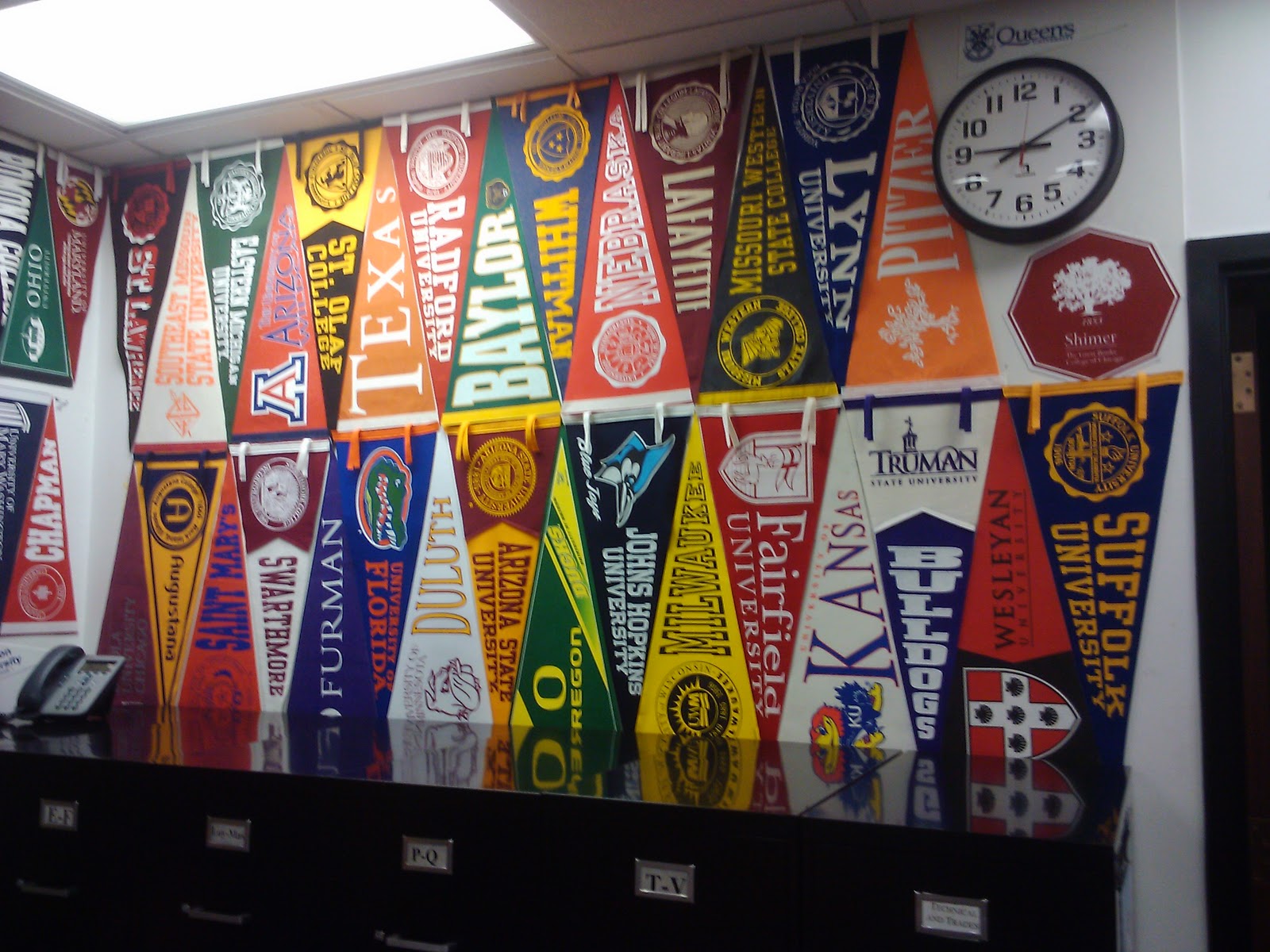 blue cardinal Vintage Pennant Race