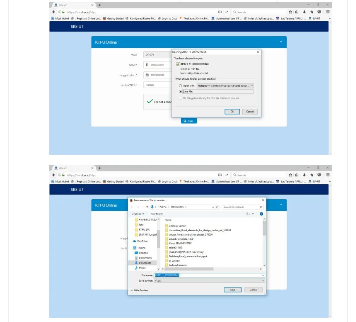 Cetak Kartu Tanda Peserta Ujian (KTPU) Secara Online