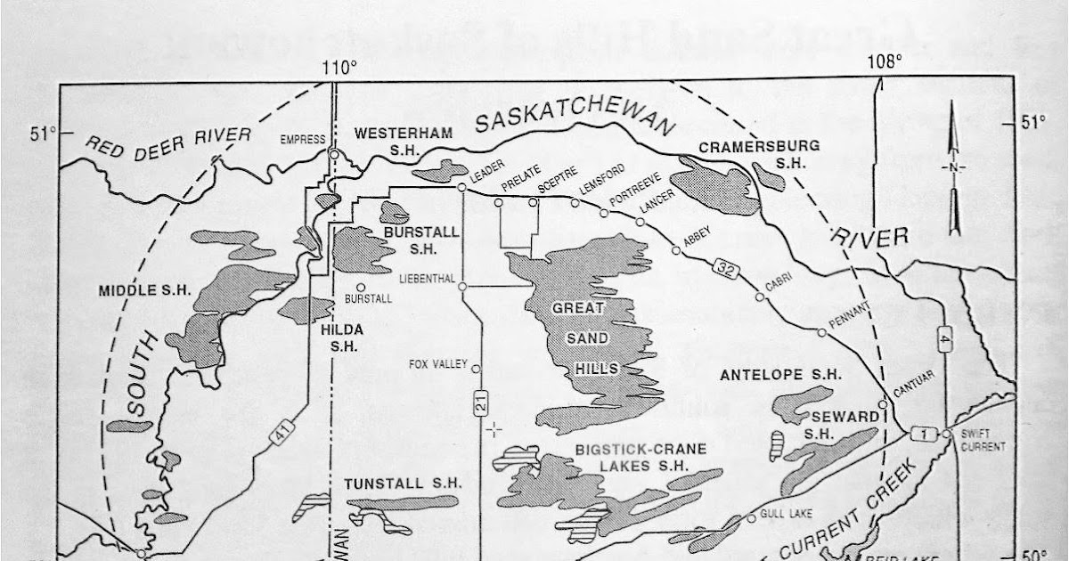 SOUTHWESTIAN THE GREAT SAND HILLS and the alkali lakes and ponds