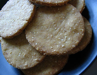 Parmesan Rice Crackers