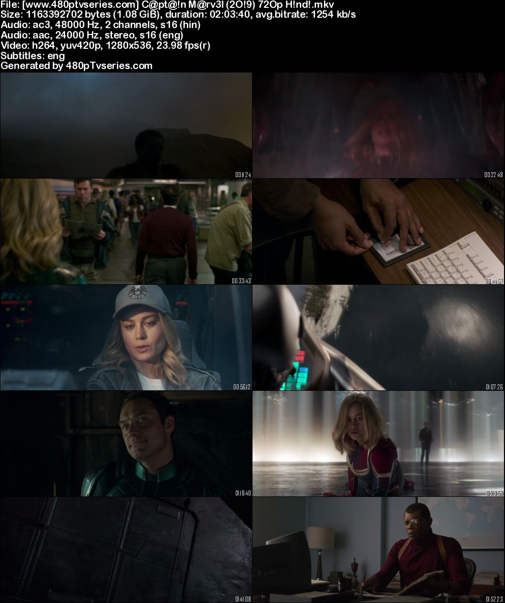 Watch Online Free Captain Marvel (2019) Full Hindi Dual Audio Movie Download 480p 720p Web-DL
