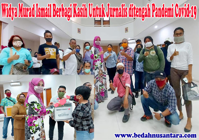 Widya Murad Ismail Berbagi Kasih Untuk Jurnalis ditengah Pandemi Covid-19 1 widya%2Bberbagi