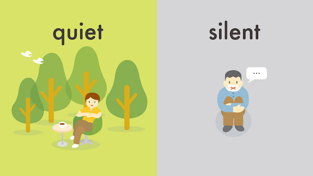 quiet と silent の違い