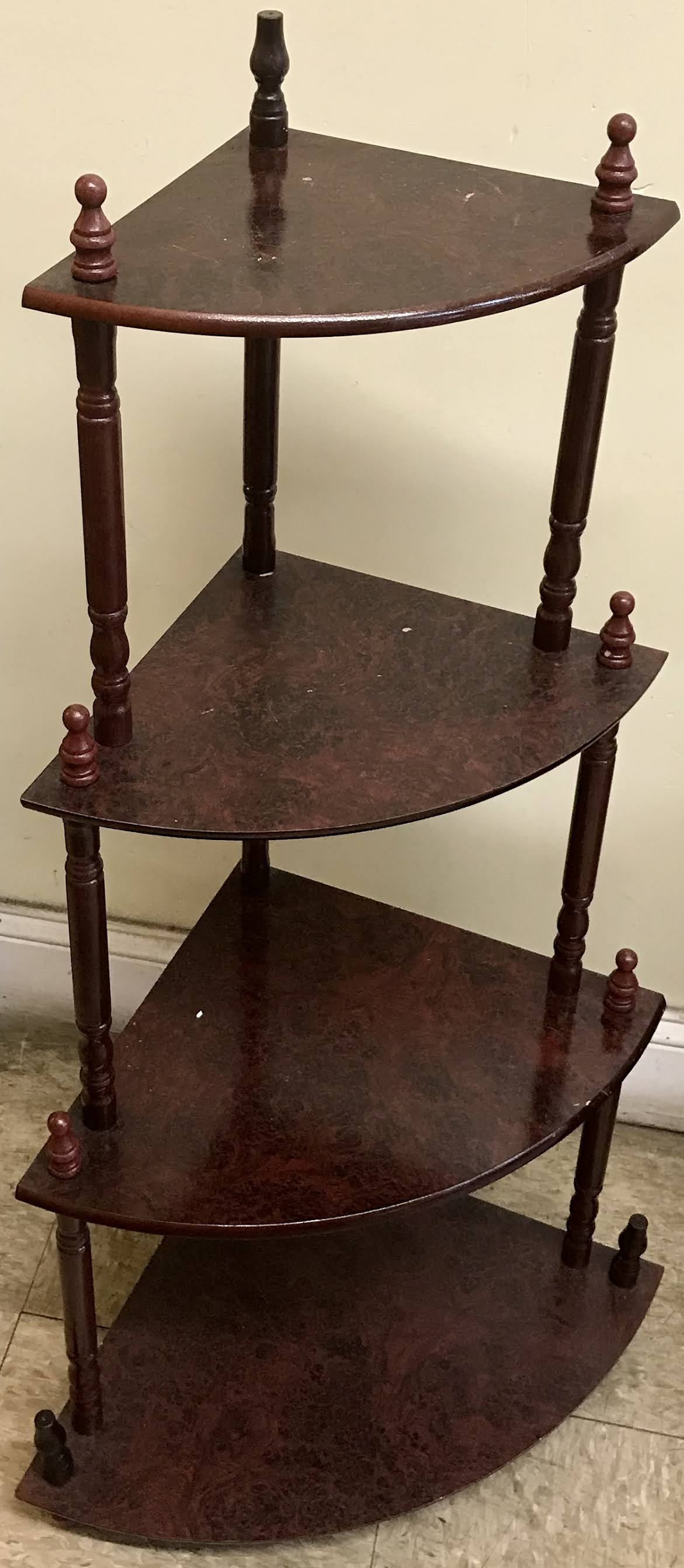 Uhuru Furniture & Collectibles 477084 Small Corner Shelf 20 SOLD