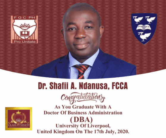 Dr. Shafii A. Ndanusa, FCCA