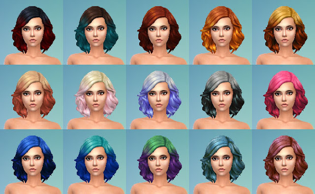 sims 4 cc long black ombre hair sims 4 cc long black ombre hair