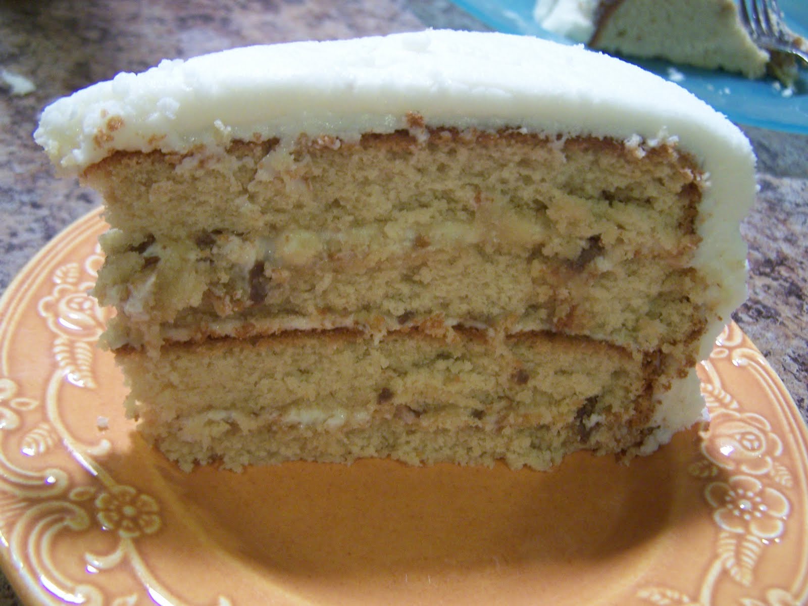 The Peppered Pantry French Vanilla Toffee Cake