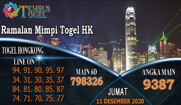 Ramalan Mimpi Togel HK Hari Jumat 11 Desember 2020