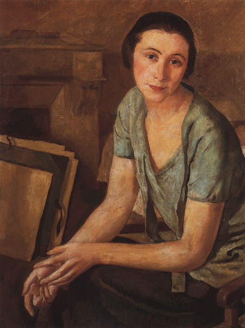 Серебрякова Зинаида Евгеньевна - Портрет С.Н.Андрониковой-Гальперн. 1924