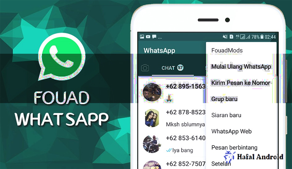 Aplikasi Wa Fouad Mods √ Fouad Mod WA v8.31 Apk Terbaru 2020 (Anti Ban) - Hafal Android