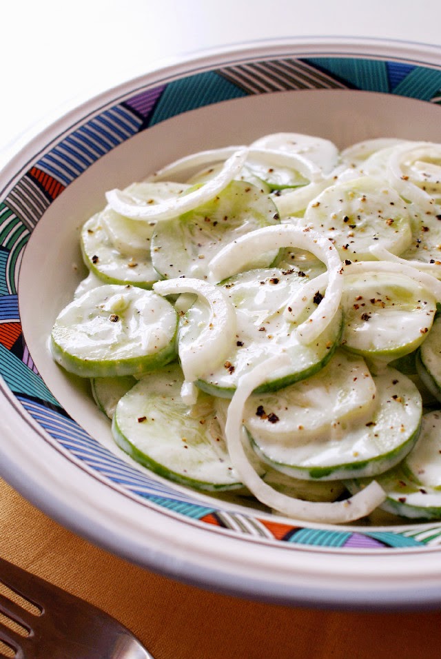Greek Yogurt Cucumbers The Two Bite Club