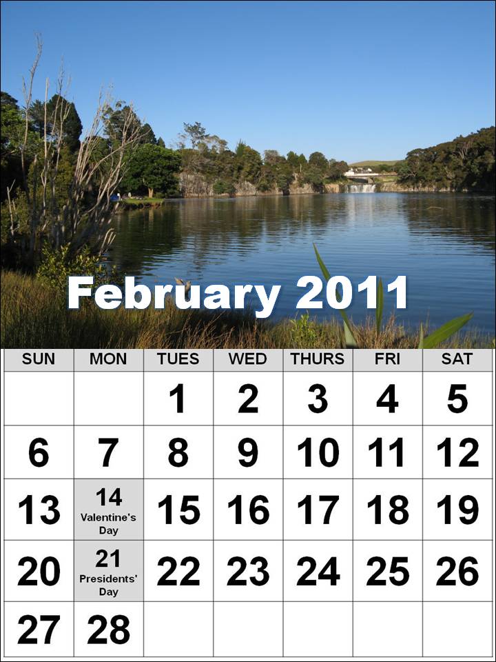 february 2011 calendar with holidays. Preview 2011 Calendar