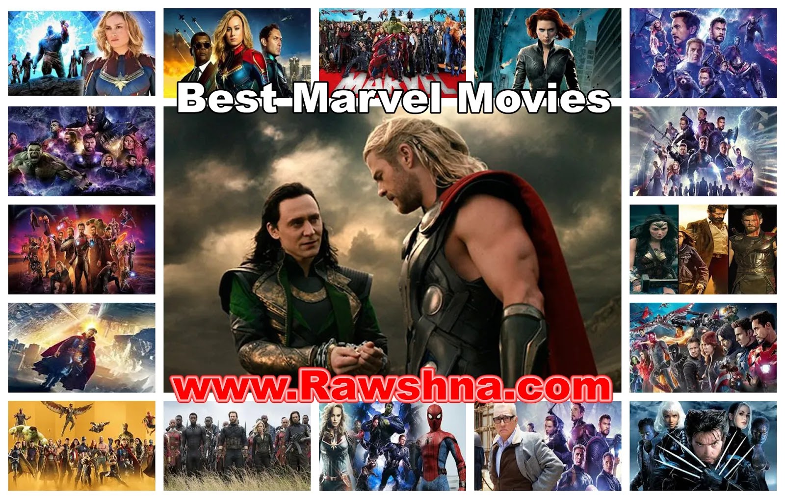 بالترتيب marvel movies All Marvel