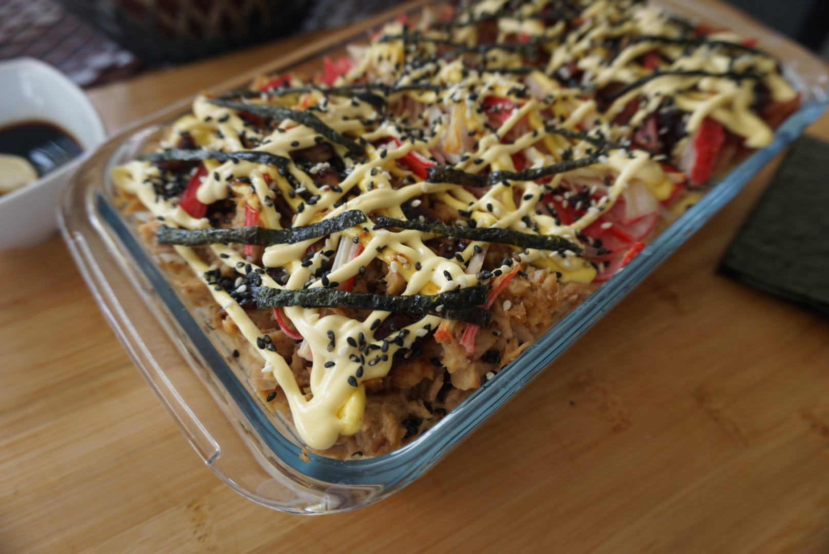 Seasons of Scarlet.: Simple and Easy Sushi Bake