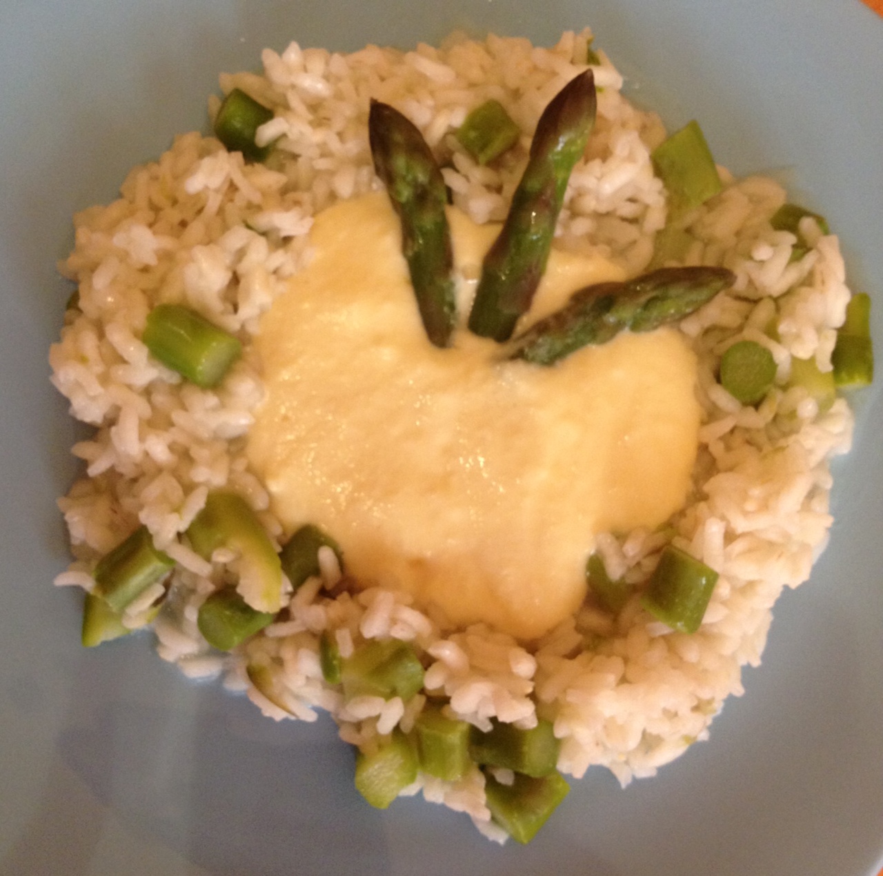 Una Gemma In Cucina Risotto con Asparagi e cuore di Fonduta