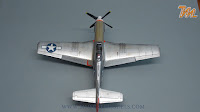 P-51 D-15 Mustang ICM 1/48 - plastic scale model build review