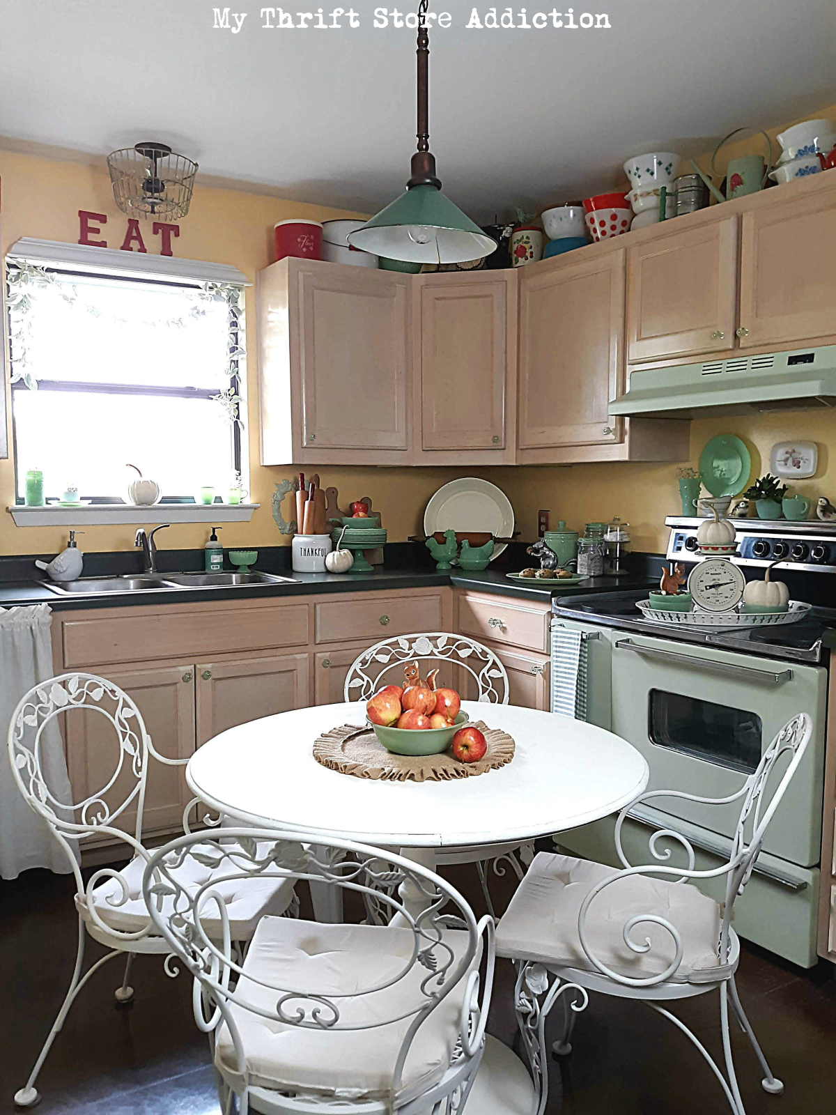 chalk painted table