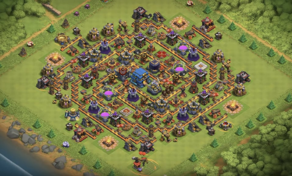база клеш оф кленс 12тх. тх 13 тролль базы. планировка клэш оф кланс 12 тх. расстановка тх12. 12 тх в clash of clans.