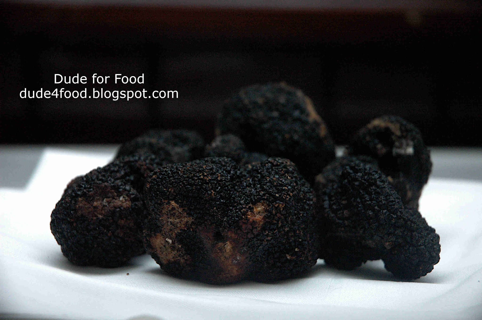 DUDE FOR FOOD Black is Back It's Black Truffle Season at Caruso Ristorante Italiano