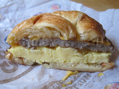 Burger King Croisan'wich cross section