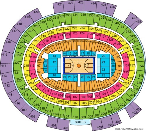 Square Garden Basketball Seating Chart