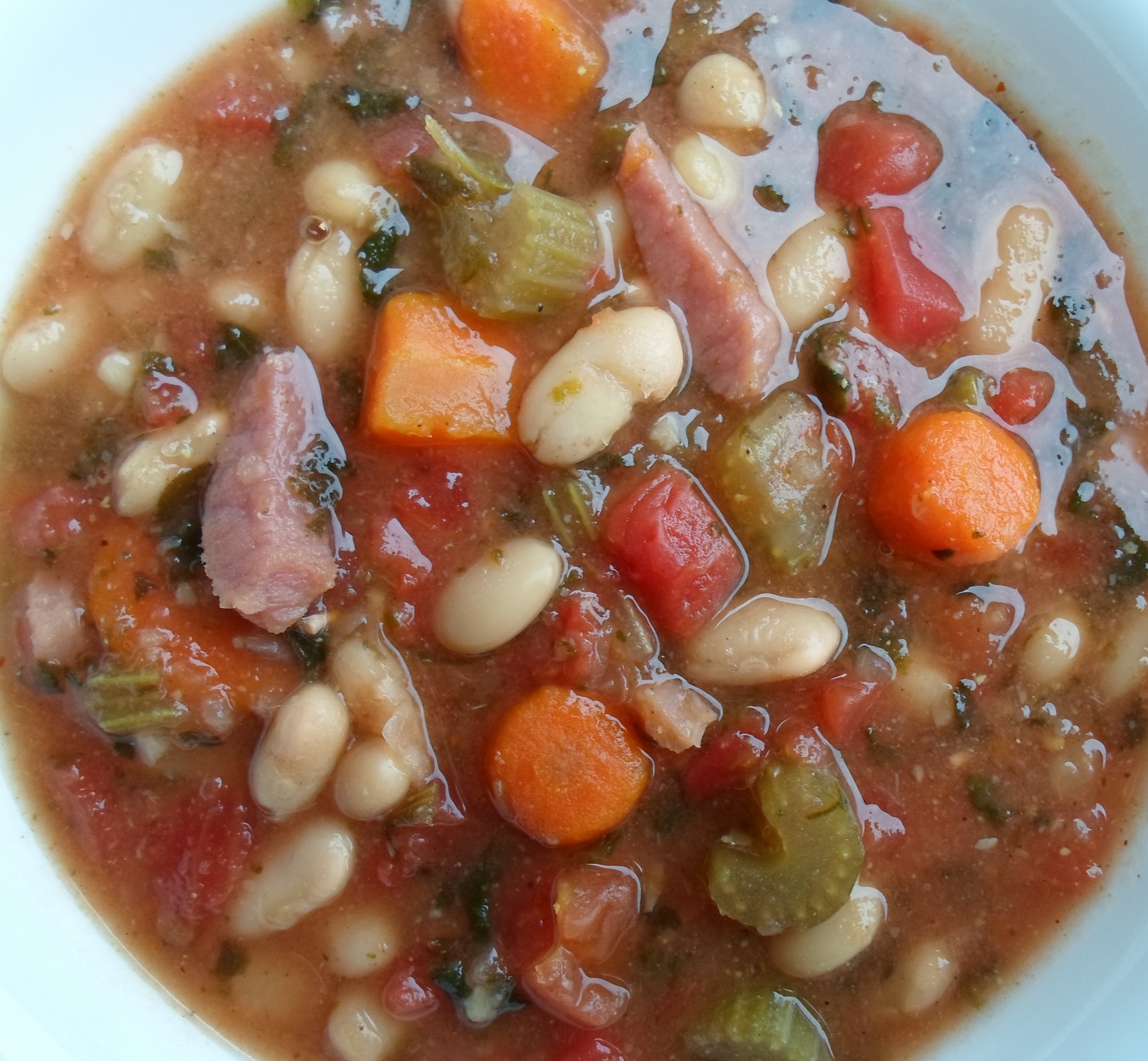 Happier Than A Pig In Mud Busy Day Slow Cooker Dry White Bean Soup