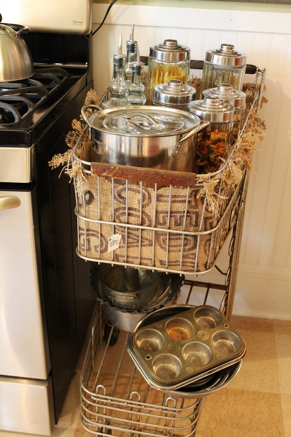 Every kitchen needs a shopping cart...or two ~