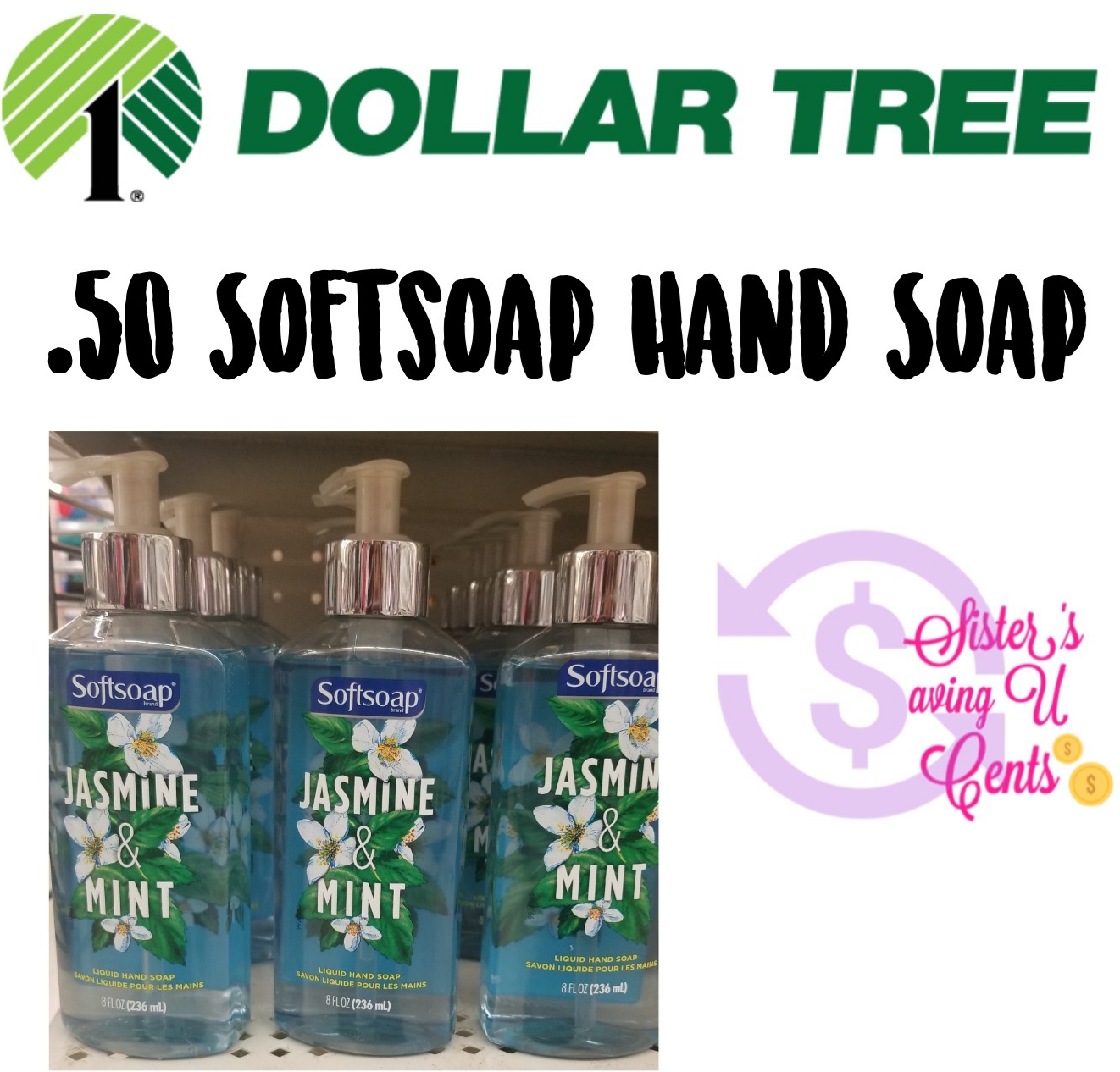 .50 Softsoap Hand Soap At Dollar Tree