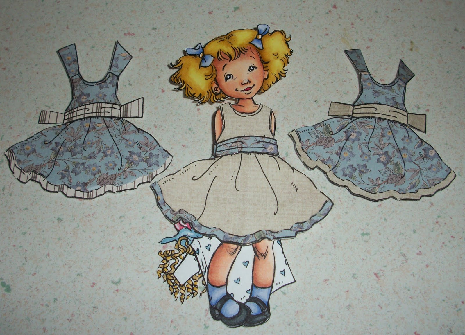 For the Love of Cardmaking Trudy, Paper doll or card??